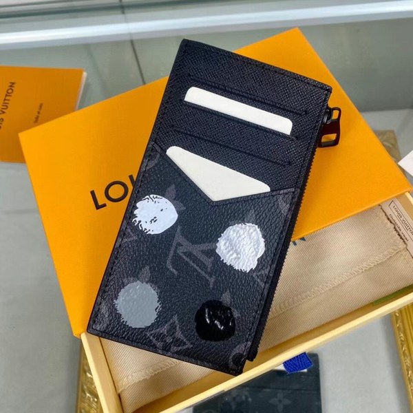 루이비통 2023 YK 콜라보 코인 카드 홀더 지갑