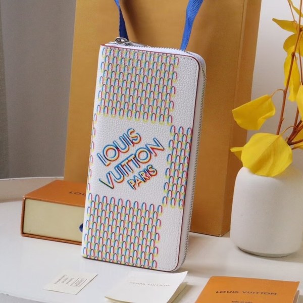 루이비통 2022 M81468 다미에 스프레이 지퍼 장지갑