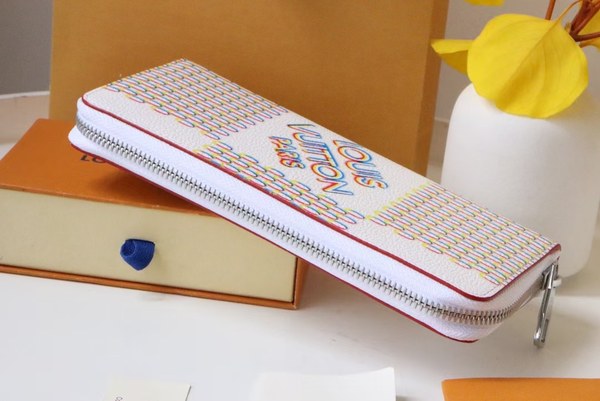 루이비통 2022 M81468 다미에 스프레이 지퍼 장지갑