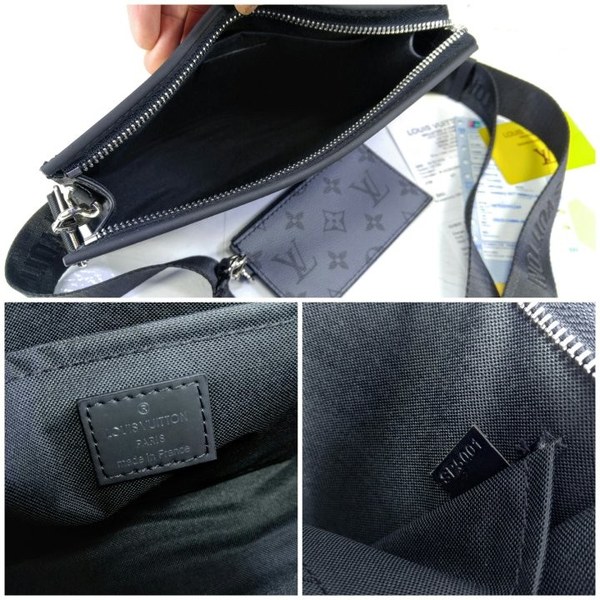 New 22 s/s 루이비통 LV 모노그램 이클립스 파우치 & 카드홀더 가스통 웨어러블 월릿 ㅡGASTON WEARABLE WALLET