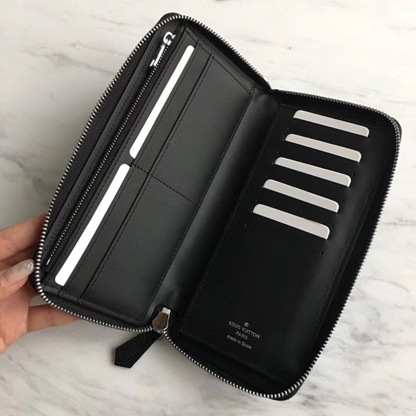 루이비통 브라짜 월릿 블랙