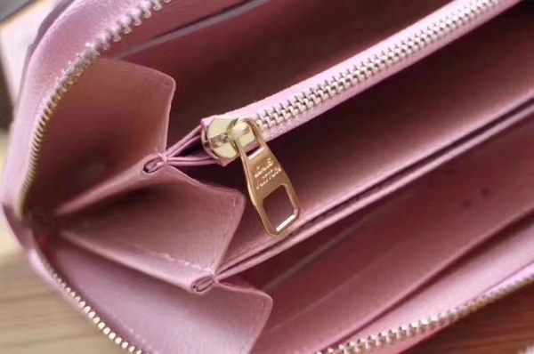 Louis Vuitton 2020 여성용 앙프레뜨 모노그램 지피롱월렛 핑크