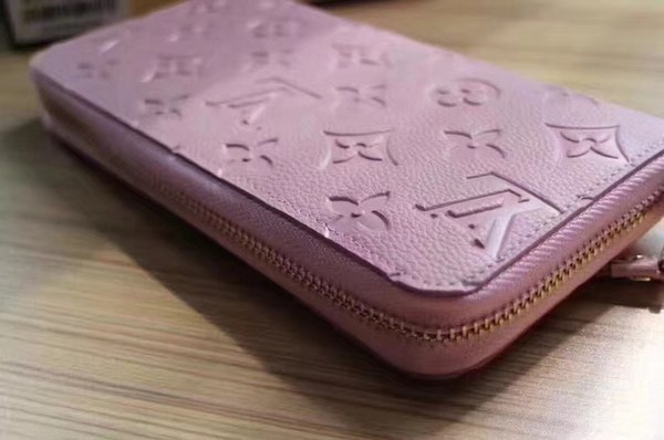 Louis Vuitton 2020 여성용 앙프레뜨 모노그램 지피롱월렛 핑크