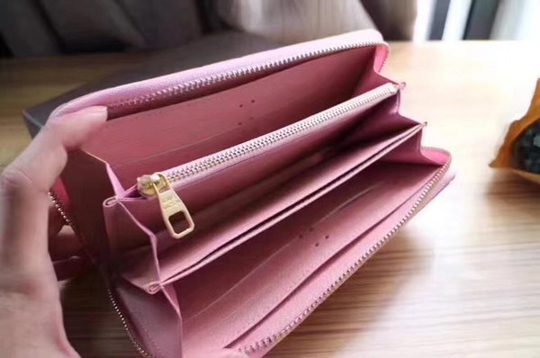 Louis Vuitton 2020 여성용 앙프레뜨 모노그램 지피롱월렛 핑크