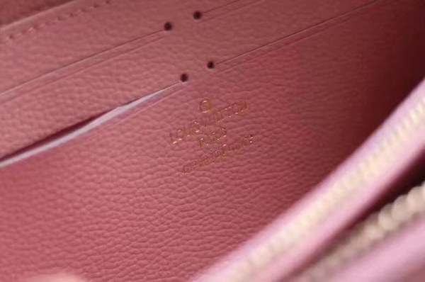 Louis Vuitton 2020 여성용 앙프레뜨 모노그램 지피롱월렛 핑크