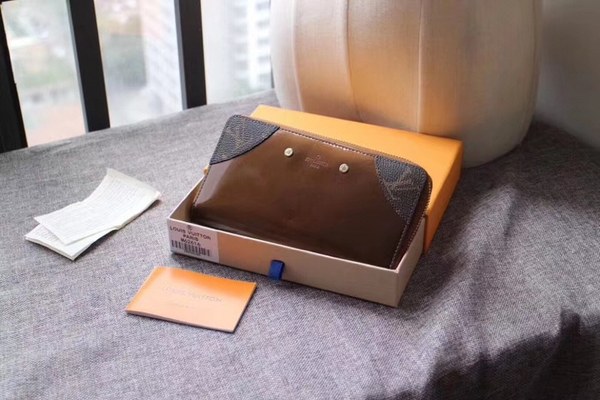 Louis Vuitton 2020 여성용 베르니 지퍼월렛 레드,브라운,버건디