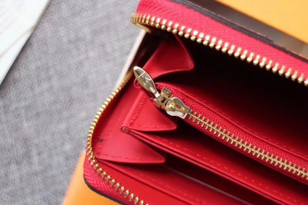Louis Vuitton 2020 여성용 베르니 지퍼월렛 레드,브라운,버건디