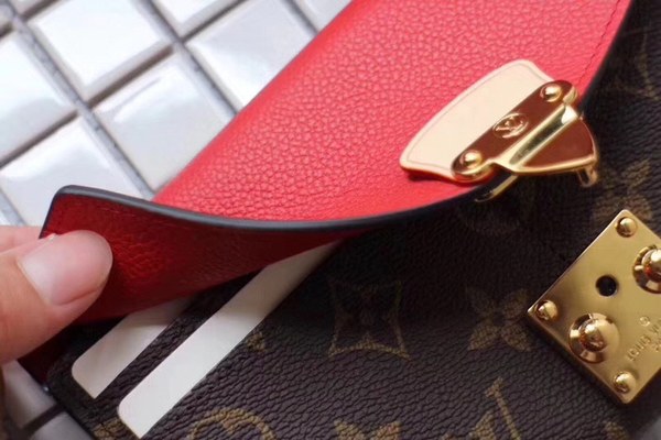 Louis Vuitton 2020 여성용 팔라스 월렛 레드