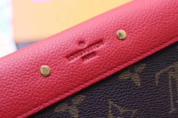 Louis Vuitton 2020 여성용 팔라스 월렛 레드