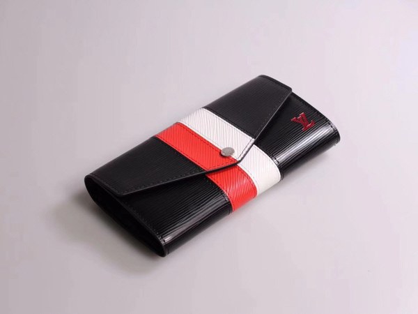 Louis Vuitton 2020 스트라이프 장지갑 블랙,핑크