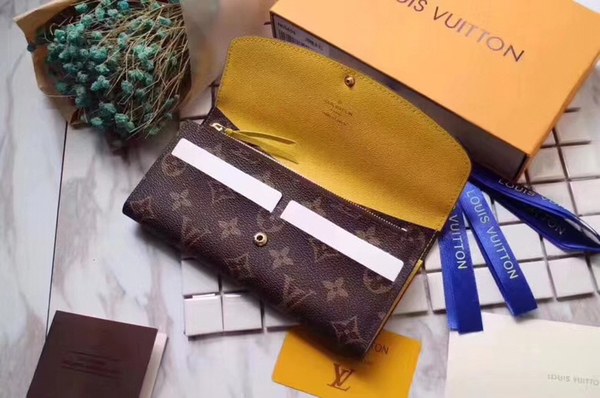 Louis Vuitton 2020 여성용 모노그램 에밀리 롱월릿