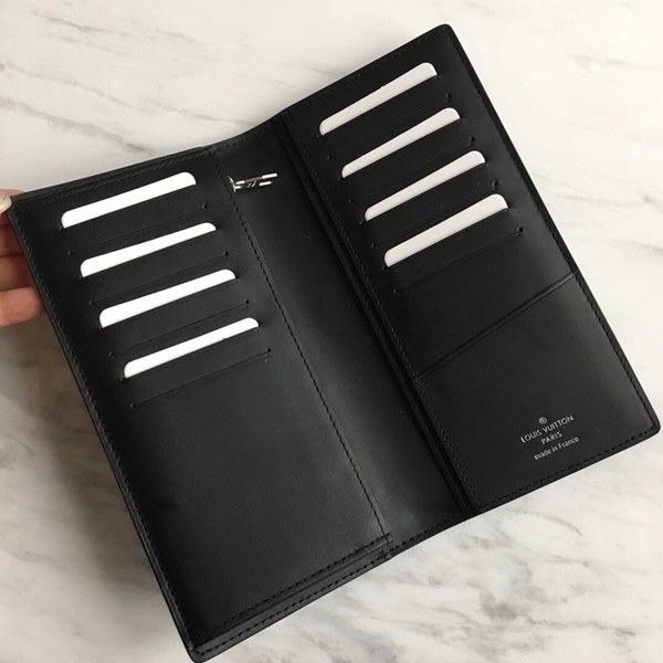 루이비통 브라짜 월릿 블랙