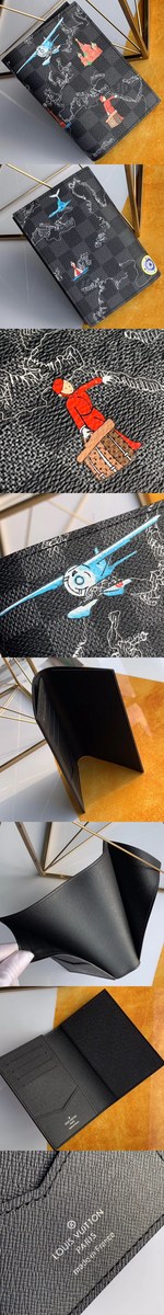 Louis Vuitton 루이비통 흑다미에 여권지갑