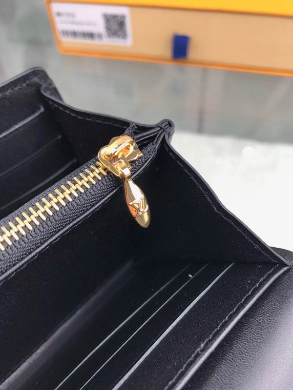 Louis vuitton 루이비통 애나멜 블랙 지퍼장지갑
