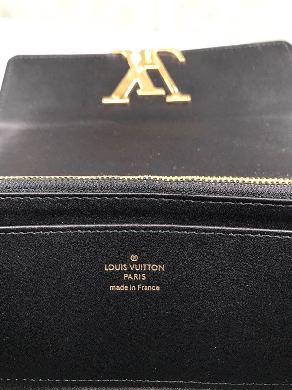 Louis vuitton 루이비통 애나멜 블랙 지퍼장지갑