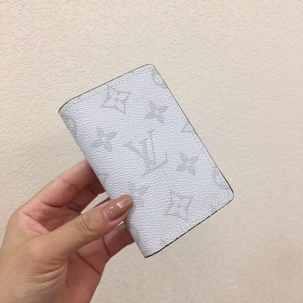 Louis Vuitton 루이비통 카드지갑 화이트,브라운