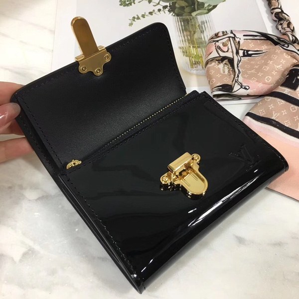 Louis Vuitton 루이비통 컴팩트 지갑 M61912 블랙