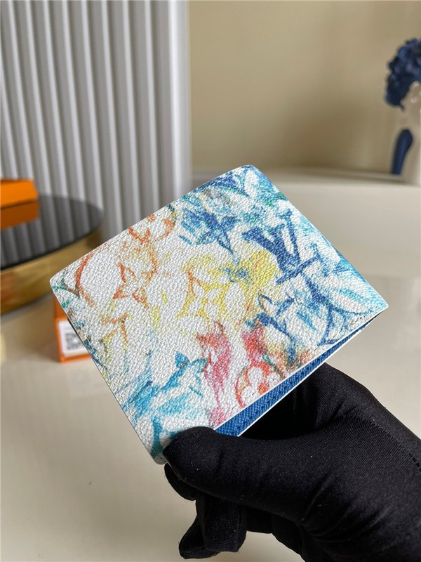 LOUIS VUITTON 루이비통 워터컬러 멀티 윌릿 반지갑 M80464