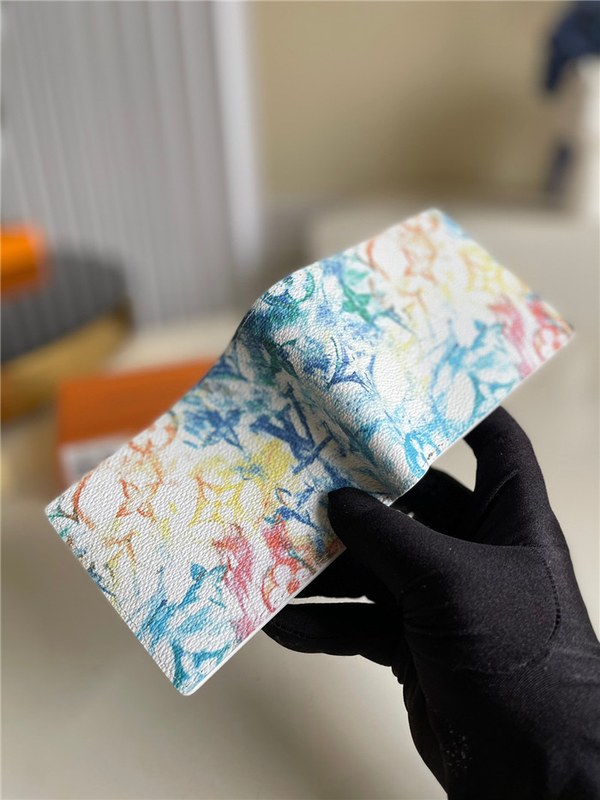 LOUIS VUITTON 루이비통 워터컬러 멀티 윌릿 반지갑 M80464