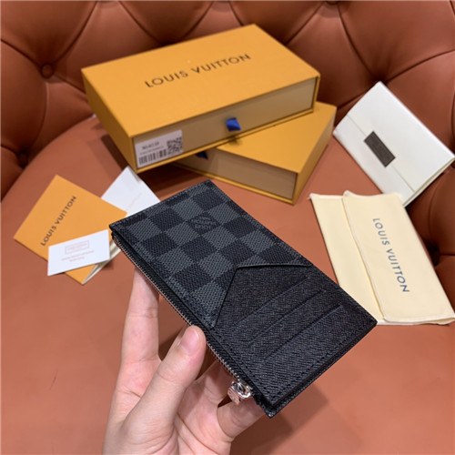 Louis Vuitton 2021 Men's Leather Coin Purse,8cm,N64038,LOUWT0492