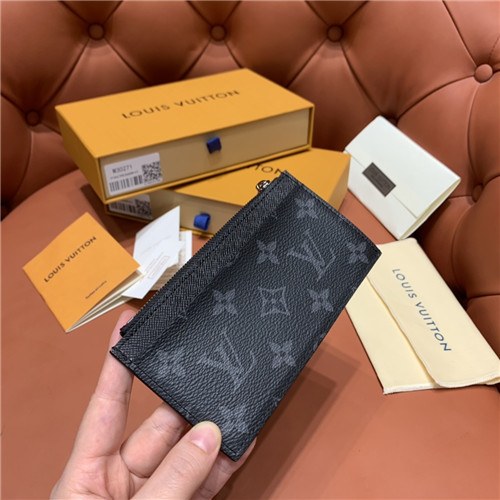 Louis Vuitton 2021 Men's Leather Coin Purse,8cm,N64038,LOUWT0493