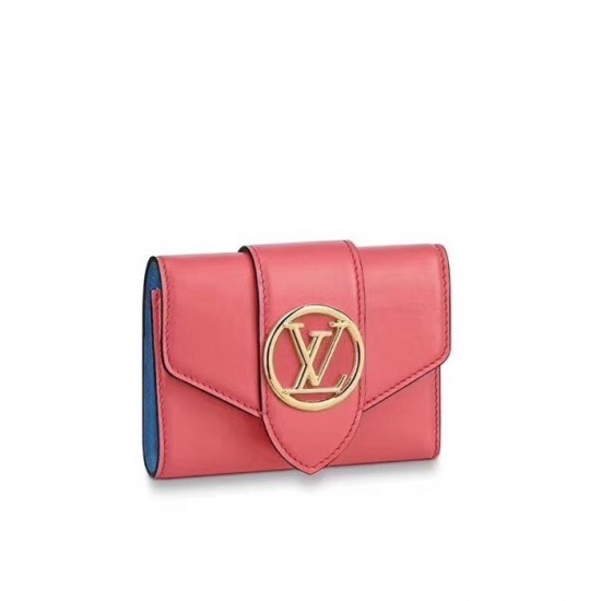루이비통 2020 퐁9 반지갑, LOUW0483, Size(12cm),핑크