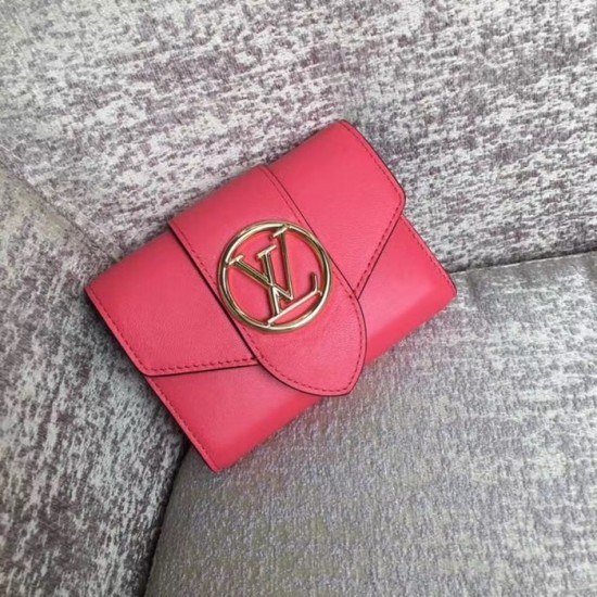 루이비통 2020 퐁9 반지갑, LOUW0483, Size(12cm),핑크