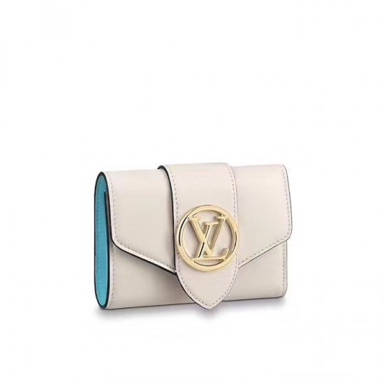 루이비통 2020 퐁9 반지갑, LOUW0482, Size(12cm),화이트