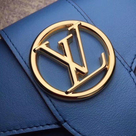 루이비통 2020 퐁9 반지갑, LOUW0479, Size(12cm),블루