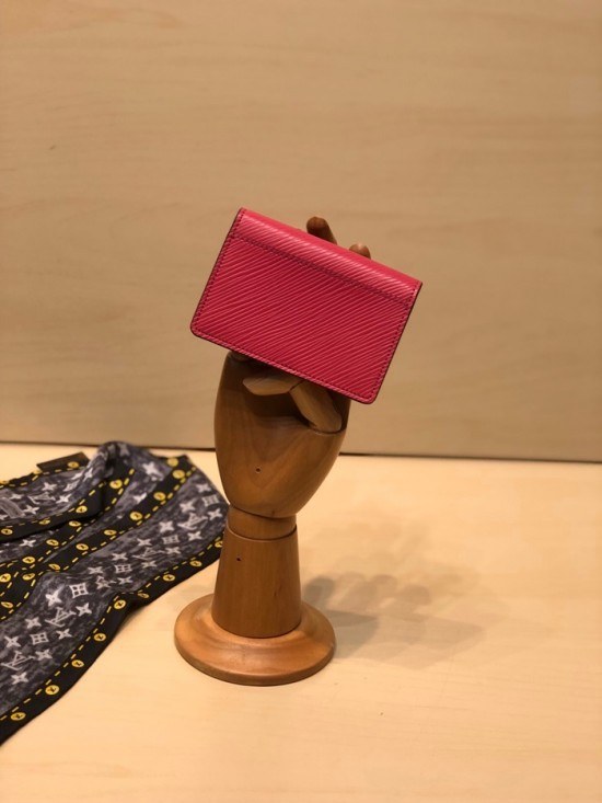 루이비통 2020 트위스트 카드지갑, LOUW0463, Size(10cm),핫핑크