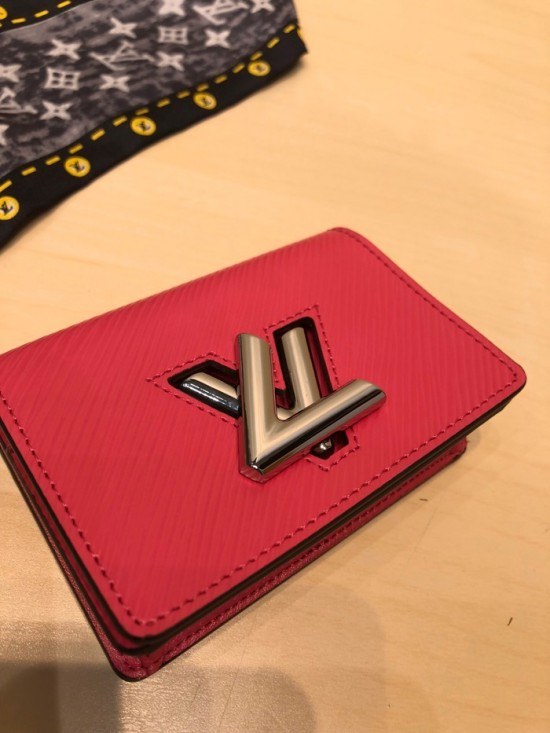 루이비통 2020 트위스트 카드지갑, LOUW0463, Size(10cm),핫핑크