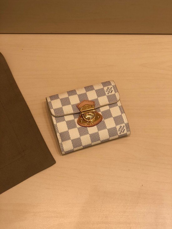 루이비통 2020 여성용 반지갑, LOUW0444, Size(12cm),화이트