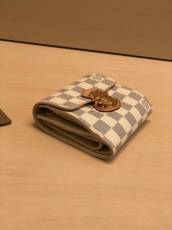 루이비통 2020 여성용 반지갑, LOUW0444, Size(12cm),화이트