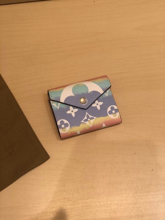 루이비통 2020 여성용 반지갑, LOUW0437, Size(9.5cm),연블루