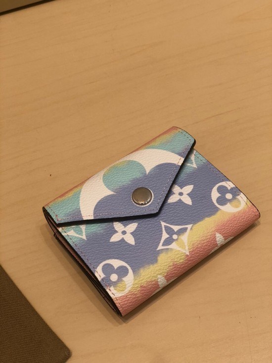 루이비통 2020 여성용 반지갑, LOUW0437, Size(9.5cm),연블루