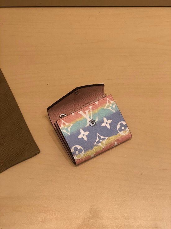 루이비통 2020 여성용 반지갑, LOUW0437, Size(9.5cm),연블루