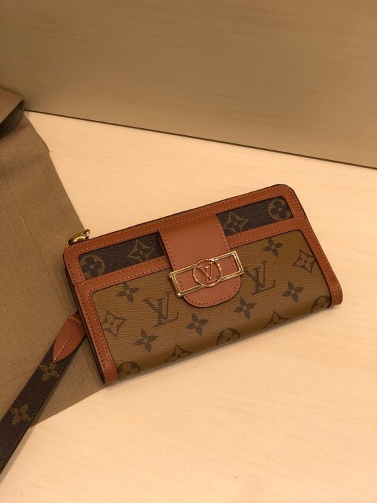 루이비통 2020 여성용 장지갑, LOUW0427, Size(19.5cm),브라운