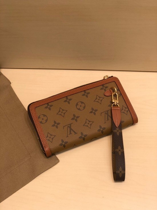 루이비통 2020 여성용 장지갑, LOUW0427, Size(19.5cm),브라운