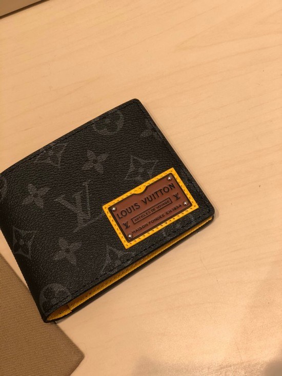 루이비통 2020 남성용 반지갑,LOUW0413,Size(12cm),블랙