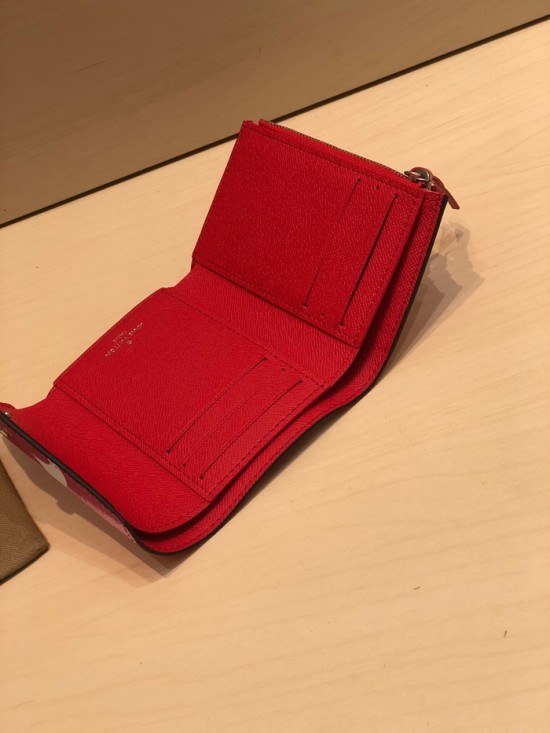 루이비통 2020 여성용 반지갑, LOUW0411, Size(12cm),레드