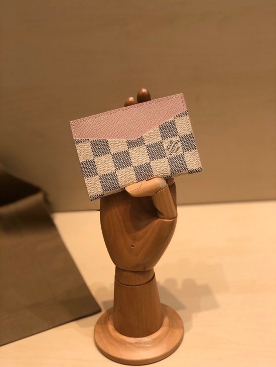 루이비통 2020 여성용 카드 퍼스 LOUW0406, Size(11cm), 화이트핑크