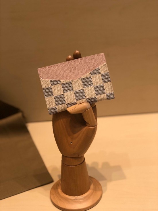 루이비통 2020 여성용 카드 퍼스 LOUW0406, Size(11cm), 화이트핑크