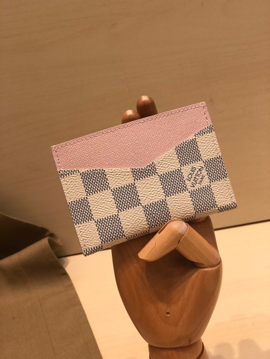 루이비통 2020 여성용 카드 퍼스 LOUW0406, Size(11cm), 화이트핑크