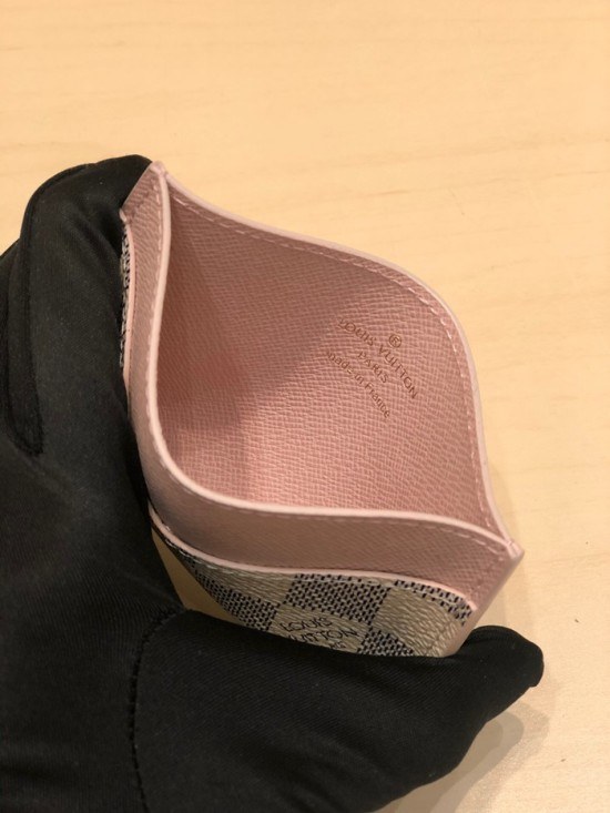 루이비통 2020 여성용 카드 퍼스 LOUW0406, Size(11cm), 화이트핑크