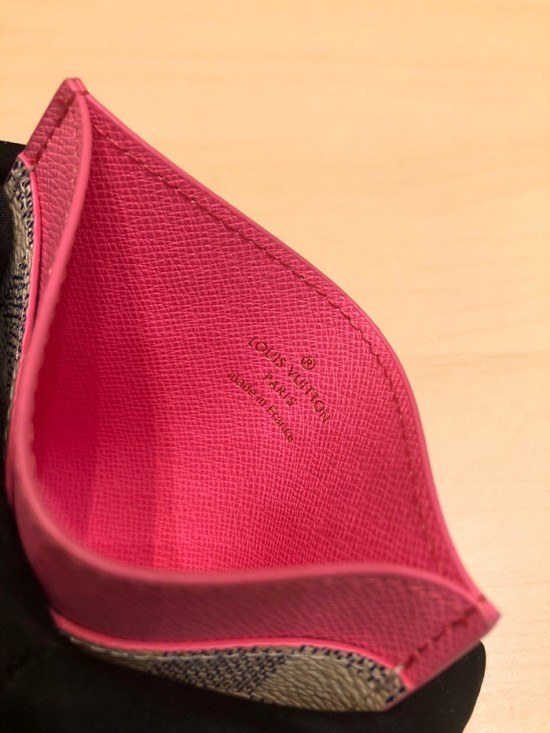 루이비통 2020 여성용 카드 퍼스 LOUW0405, Size(11cm), 화이트진핑크