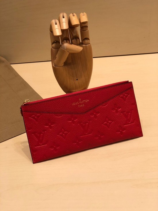 루이비통 2020 여성용 레더 장지갑,LOUW0400,Size(20cm),레드