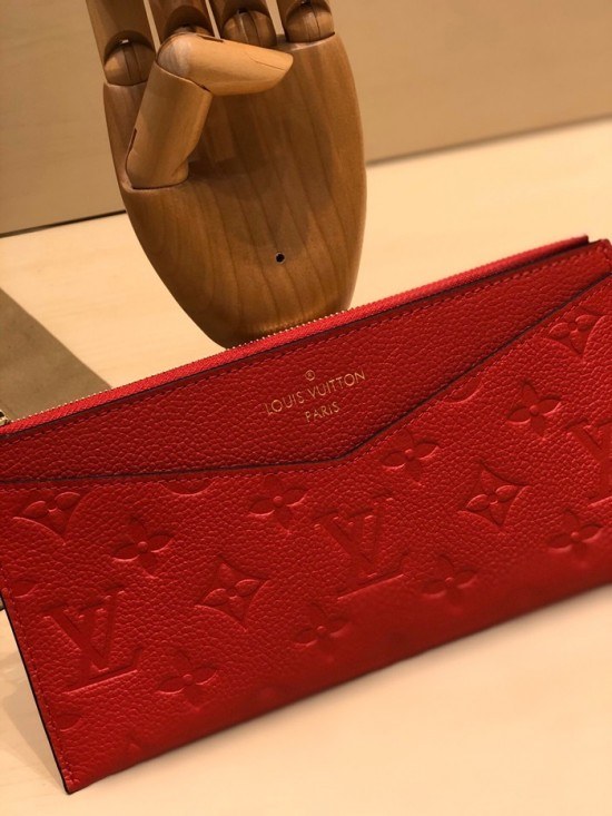 루이비통 2020 여성용 레더 장지갑,LOUW0400,Size(20cm),레드