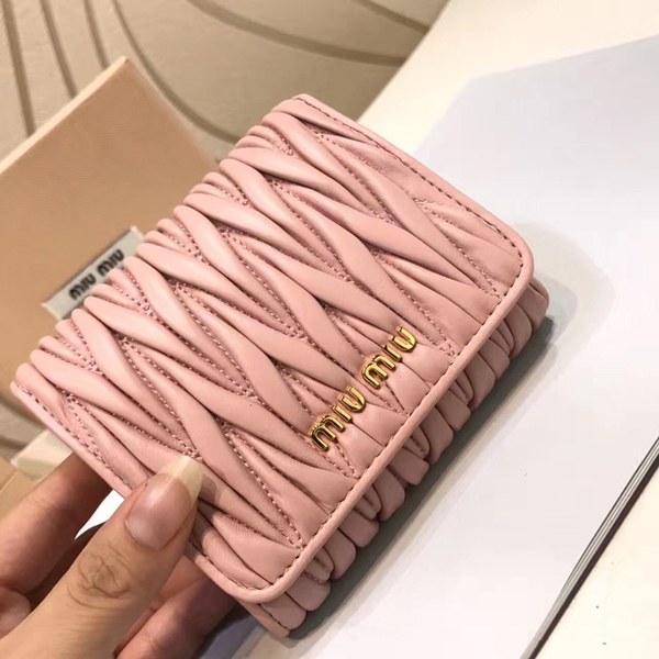 MIUMIU 여성반지갑 5MH016 핑크