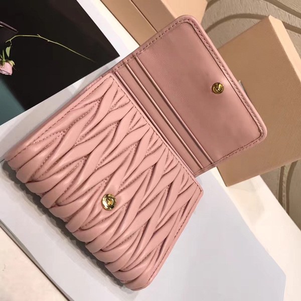 MIUMIU 여성반지갑 5MH016 핑크