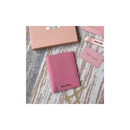 뮤뮤 여권지갑 2MP001 핑크